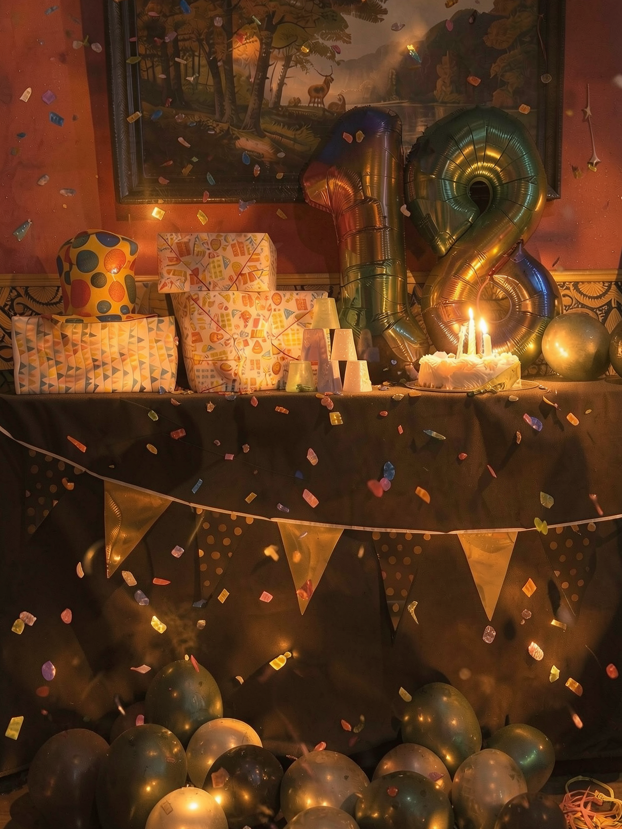 décor de la murder party la fête d'anniversaire au manoir à Bordeaux The Hostel