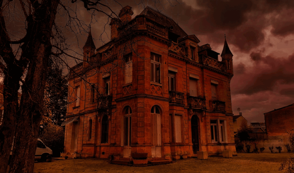 chateau où aura lieu la murder party : vente aux enchères