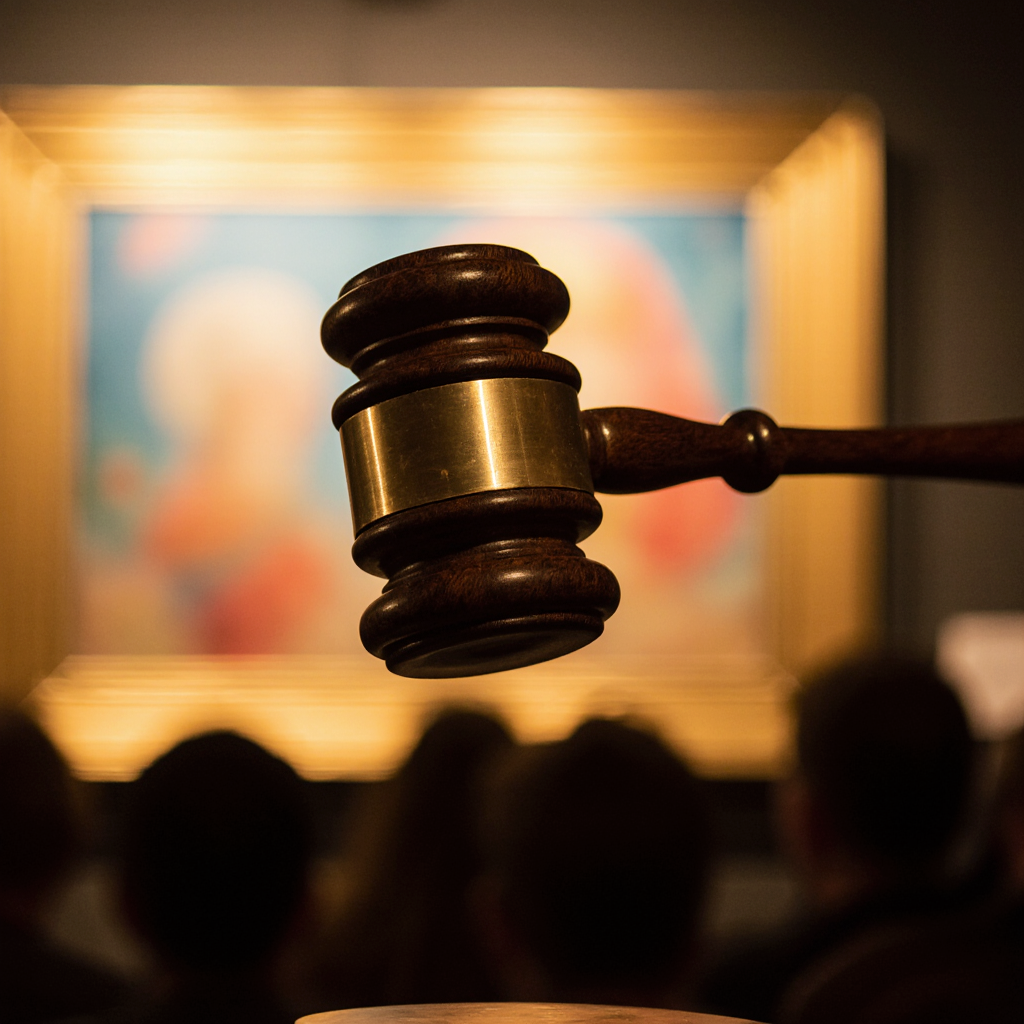 marteau de vente aux enchères